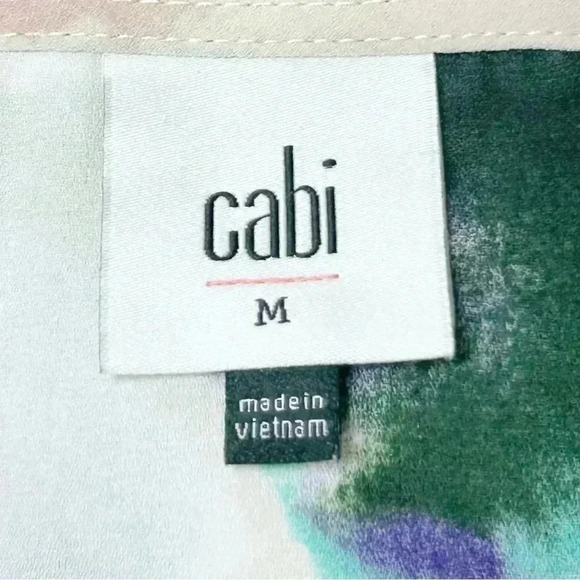 CAbi Mystic Blouse Aurora Floral Watercolor M - Picture 7 of 8